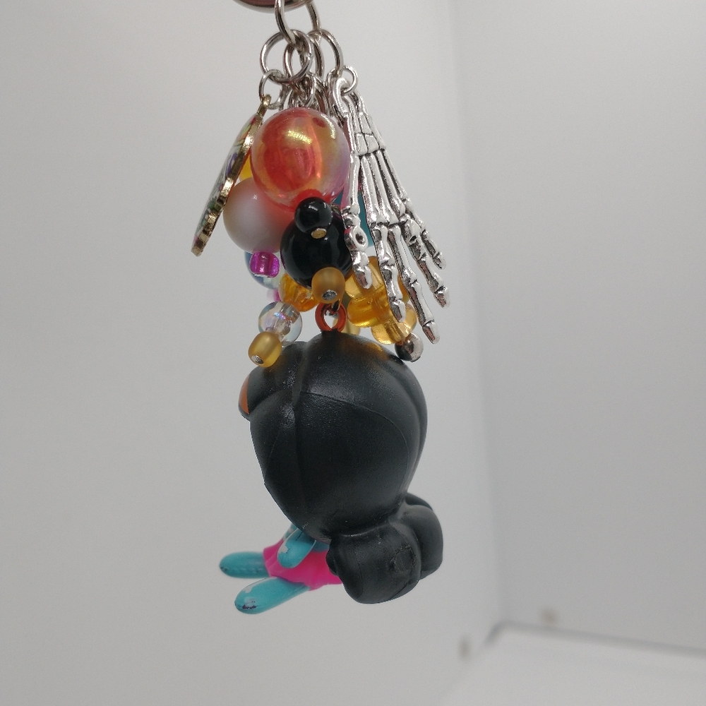 Skelita Keychain Monster High Mini Figure Purse Charm Backpack Glow in the Dark - Picture 2 of 10